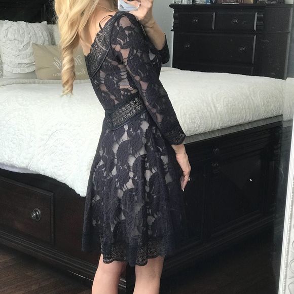 Free People Black Lace Dress - Picture 5 of 8